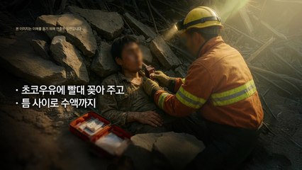 지하 30m에서 13시간...초코우유로 버틴 ‘생존 드라마' [앵커리포트] / YTN