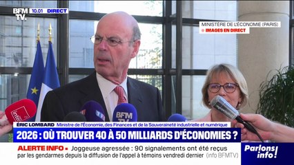 40 milliards d'euros d'économies: "Tous les Français ont intérêt à ce qu'on règle cette question de déficit excessif", affirme Éric Lombard