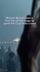 Benson Boone does a final flip - Coachella 2025