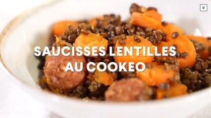Saucisses lentilles au cookeo v2