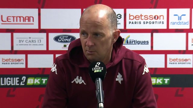 Martigues - Metz, la réaction de Stéphane Le Mignan