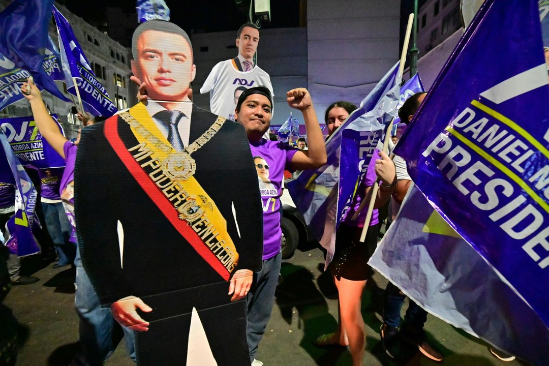 Noboa gewinnt Wahl in Ecuador – Rivalin erkennt Sieg nicht an