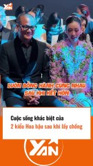 Sự khác biệt của 2 hoa hậu khi về nhà chồng