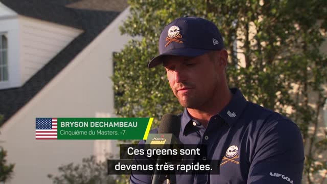 Masters - DeChambeau : "McIlroy ? Il n'a pas voulu me parler"