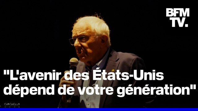À Coachella, Bernie Sanders appelle les jeunes à lutter contre la politique de Donald Trump