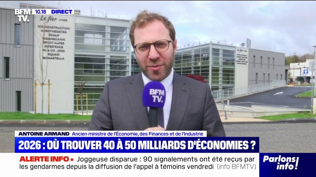 40 milliards d'euros d'économies: Je ne crois pas que ce soit impossible de ne pas augmenter les impôts , affirme Antoine Armand (Ensemble)