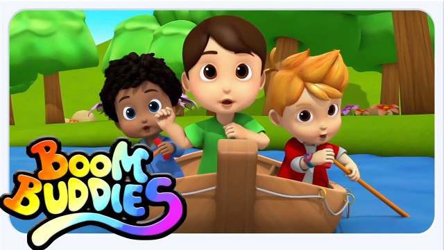 Row Row Row Your Boat | Chanson pour enfants en français | Kids This Channel Tv Française