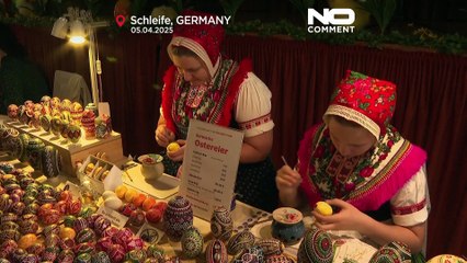 NO COMMENT: La minoría étnica sorbia de Alemania se prepara para la Pascua con huevos tradicionales