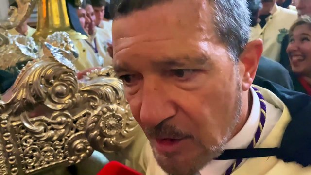Antonio Banderas no falla a su cita con la Semana Santa de Málaga