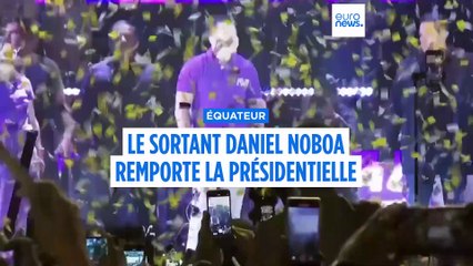 Équateur : le président sortant Daniel Noboa déclaré vainqueur