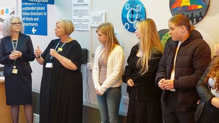 Watch as Covid art memorial unveiled at Hartlepool hospital