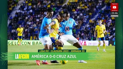 América y Cruz Azul empatan en el cierre de su intensa trilogía del Clásico Joven