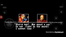 Fatal Fury Terry Bogard vs Geese Howard fala de vitória do Geese Howard em português