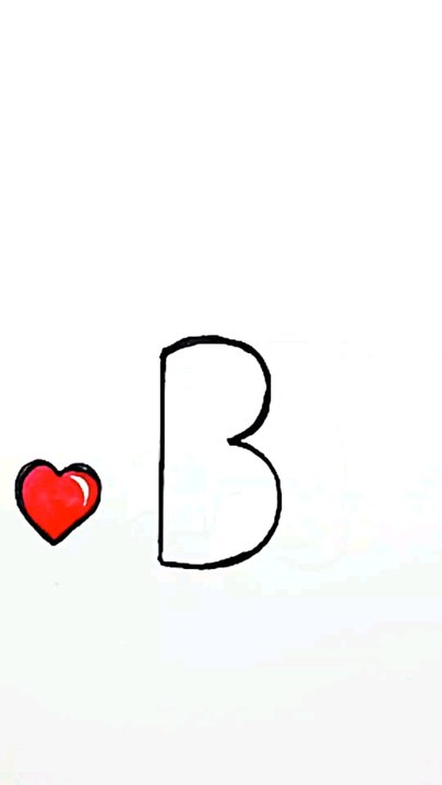 how to draw squirrel from b letter