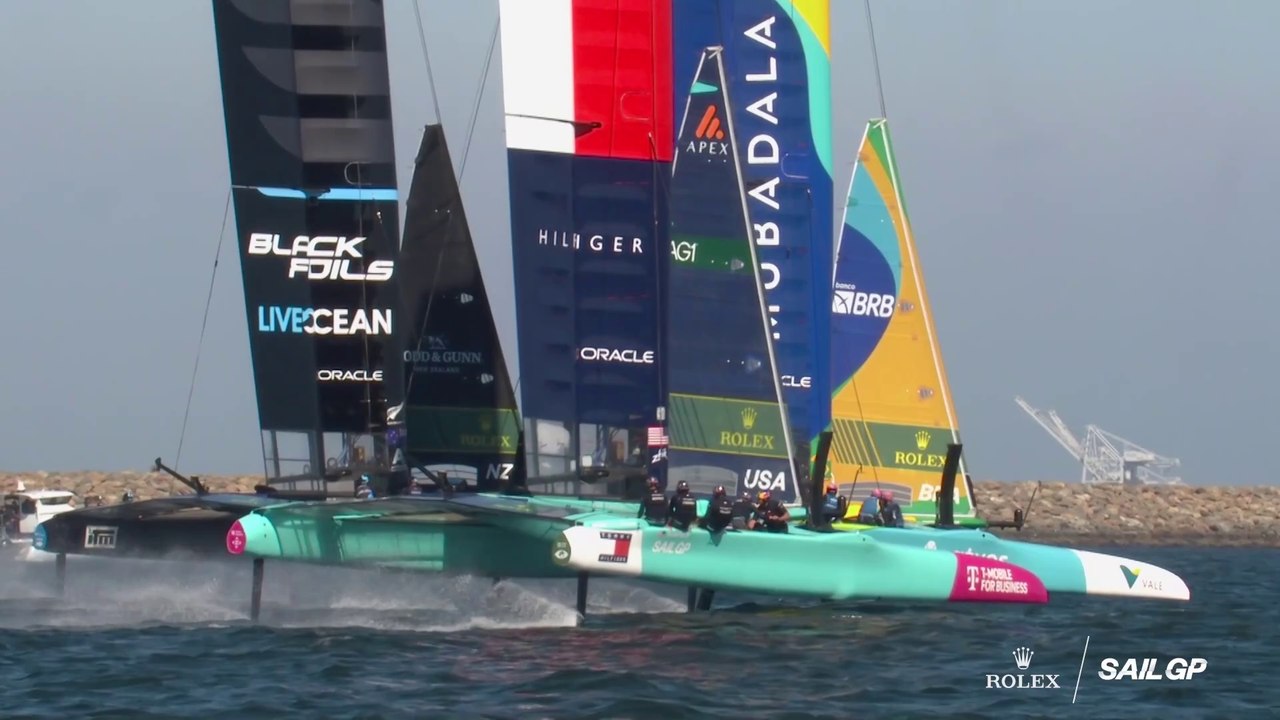 SailGP 2025 / Boats in SLOW MOTION   The Best Slow-Mo Shots from Los Angeles & San Francisco 🇺🇸