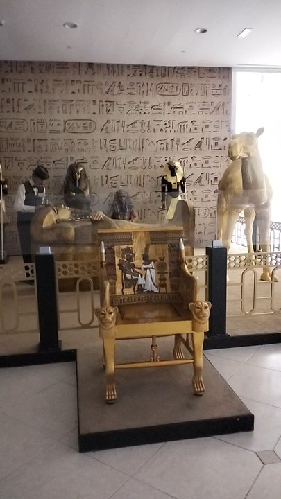 Egyptian inspiration in wafi mall