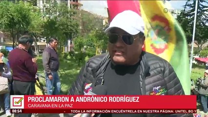 Caravana por su proclamación como candidato a la Presidencia: Andrónico suma respaldo en La Paz y El Alto
