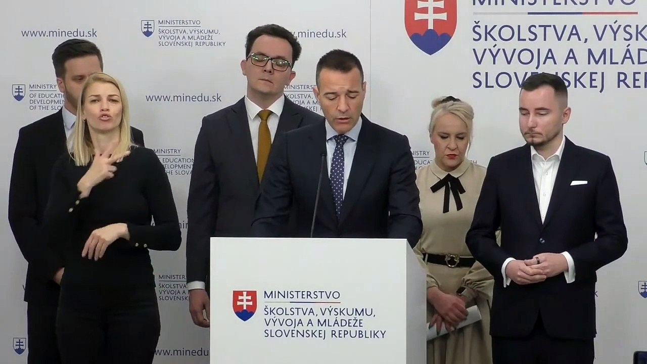 ZÁZNAM: T. Drucker predstavil vecný zámer nového zákona o vysokých školách