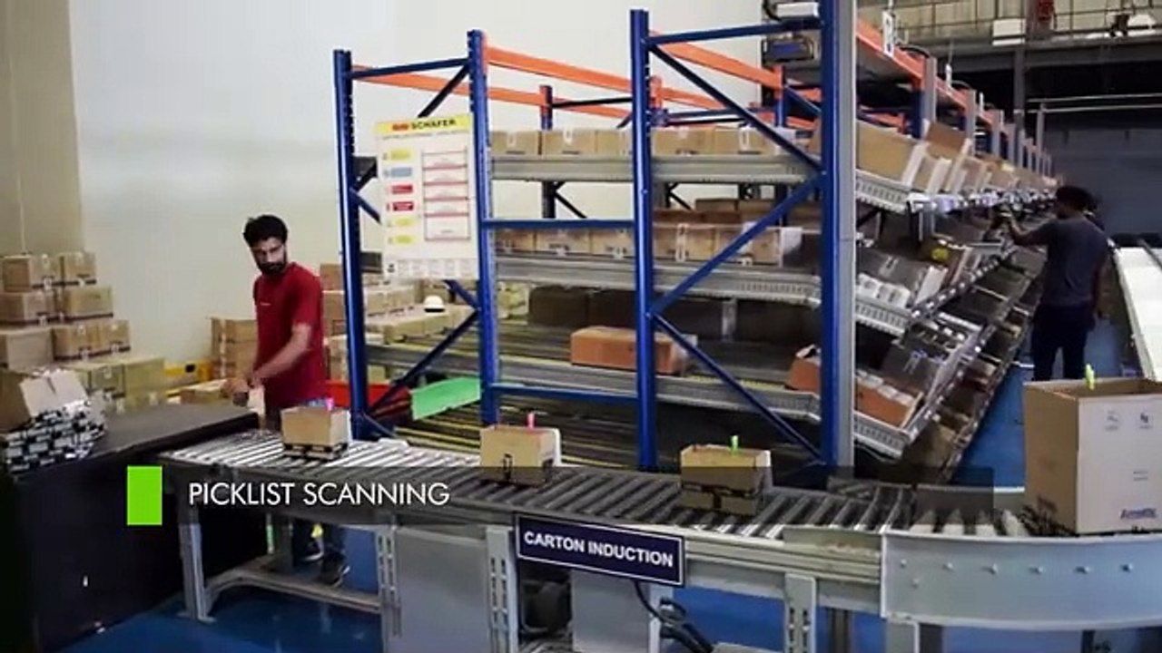 Order Picking Solutions for FFP (Food, FMCG, Pharma) Distribution by Falcon Autotech
