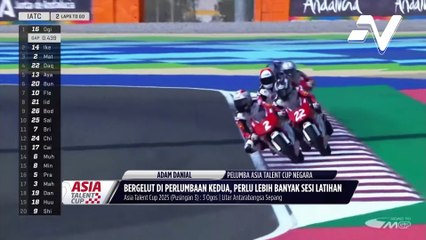 Adam Danial masih cari rentak dalam saingan Asia Talent Cup