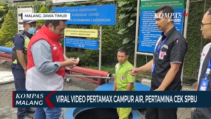 Viral Video Pertamax Campur Air di Malang, Pertamina Cek SPBU