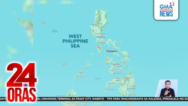 Kanlurang bahagi ng Pilipinas, naka-label na bilang West Philippine Sea sa Google Maps | 24 Oras