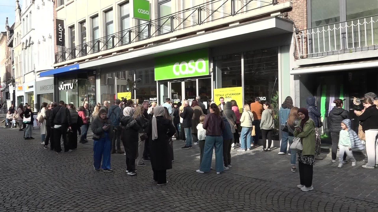 Enorme affluence au Casa de Malines pour la liquidation du magasin