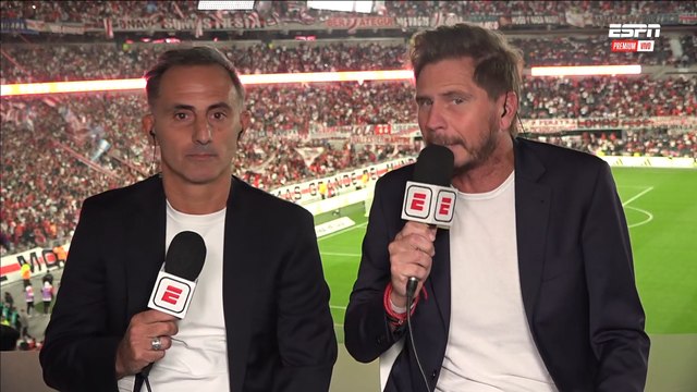 La burrada del Pollo Vignolo en River Talleres por ESPN