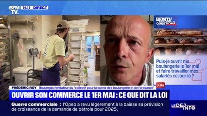 Puis-je ouvrir ma boulangerie le 1er mai et faire travailler mes salariés ce jour-là? BFMTV répond à vos questions