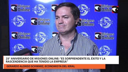 25° aniversario de Misiones Online Es sorprendente el éxito y la trascendencia que ha tenido la empresa