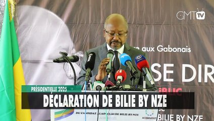 [#Déclaration] Présidentielle 2025 : Déclaration de Bilie By Nze