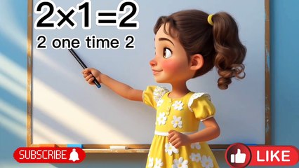 Multiplication 3 table for kids#kidsshorts#dailymotionshorts#learningshortsforkids