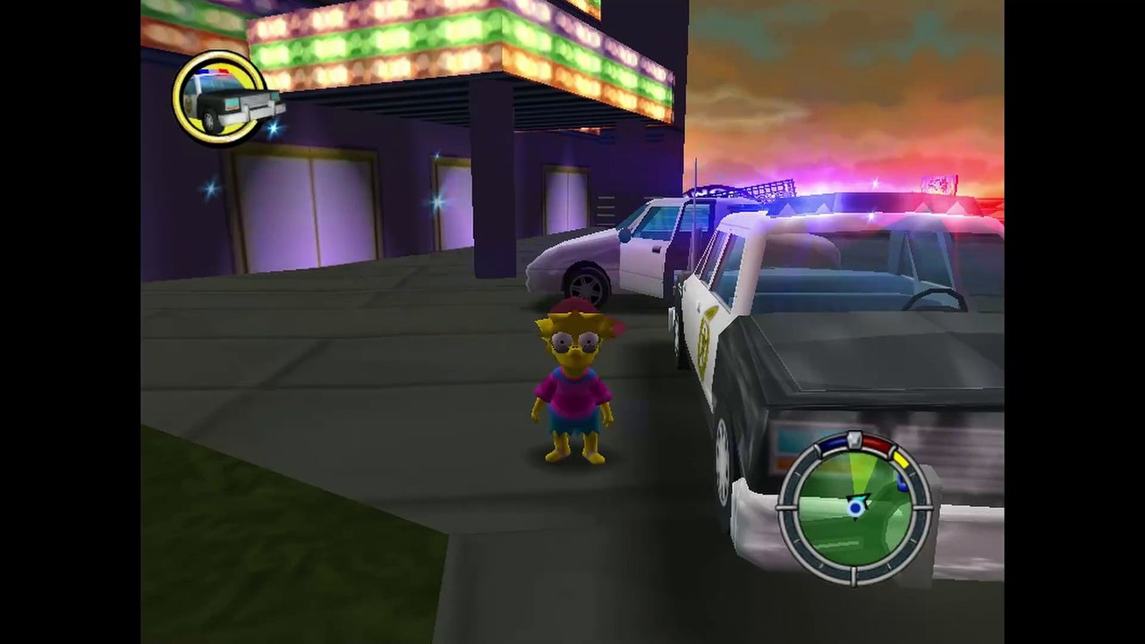 Die Simpsons Hit and Run Glitschige Spuren