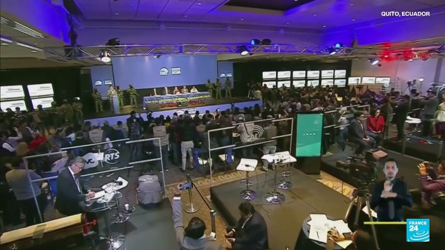 Ecuador: CNE declara a Noboa ganador de las elecciones mientras González denuncia fraude