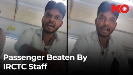 IRCTC staff caught assaulting passenger over food complaint