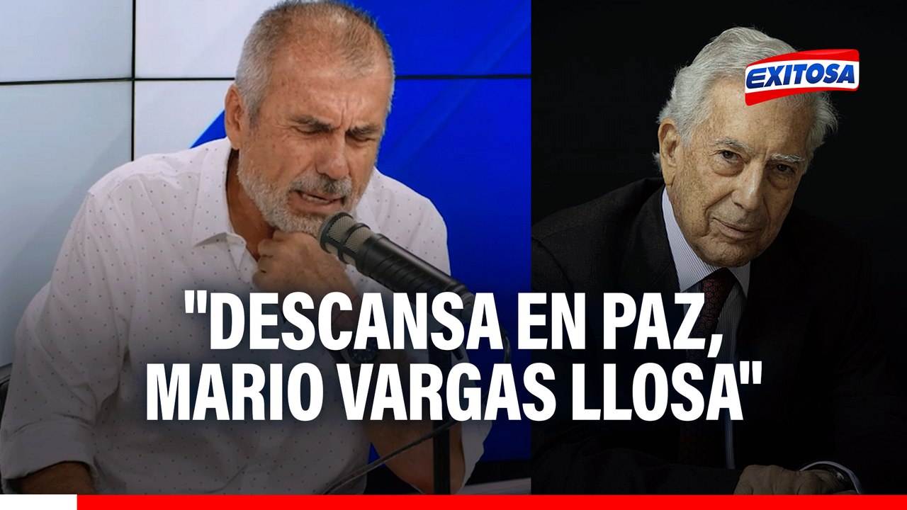 Nicolás Lúcar y sus emotivas palabras en honor a Mario Vargas Llosa: "Descansa en paz"