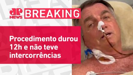 Estado de saúde de Bolsonaro é estável após cirurgia | BREAKING NEWS