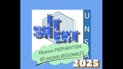 Préparation réunions de printemps 2025 SNITEAT