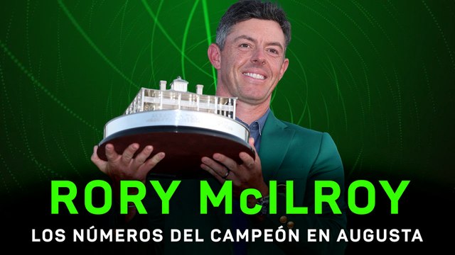 Los números de Mcilroy, nuevo campeón del Masters de Augusta