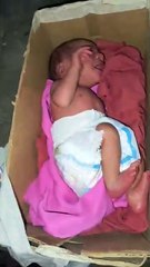 Bebê é encontrado dentro de caixa de sapato no Maranhão