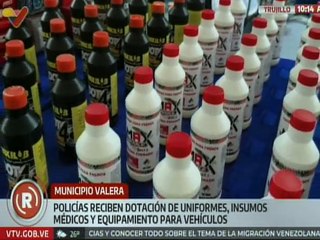 Trujillo | Gobierno Nacional dota de uniformes e insumos al Cuerpo de Policía del municipio Valera