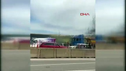 İstanbul'un en saçma sapan TIR tünelinde yangın çıktı!