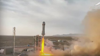 Blue Origin envía con éxito al espacio a Katy Perry y Lauren Sanchez en una misión íntegramente femenina