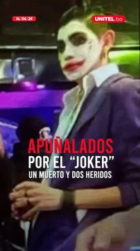Un hombre vestido de Joker apuñaló a tres jóvenes en a la puerta de una discoteca de La Paz. Uno de ellos perdió la vida por la gravedad de las heridas.