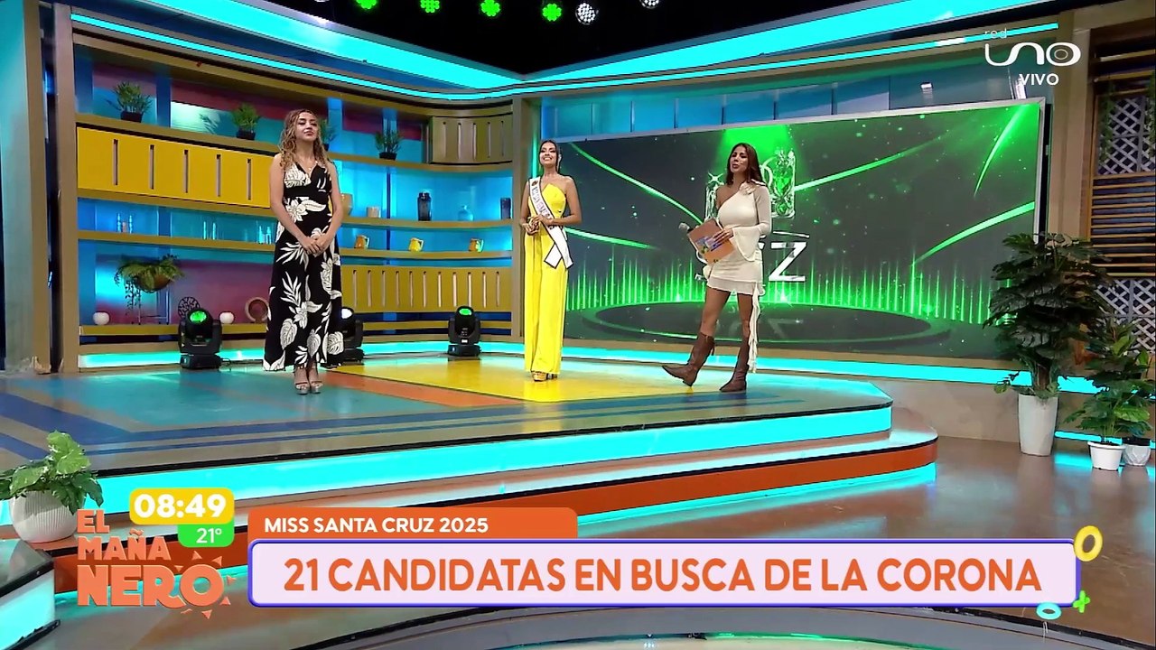 CANDIDATAS EN BUSCA DE LA CORONA DEL MISS SANTA CRUZ