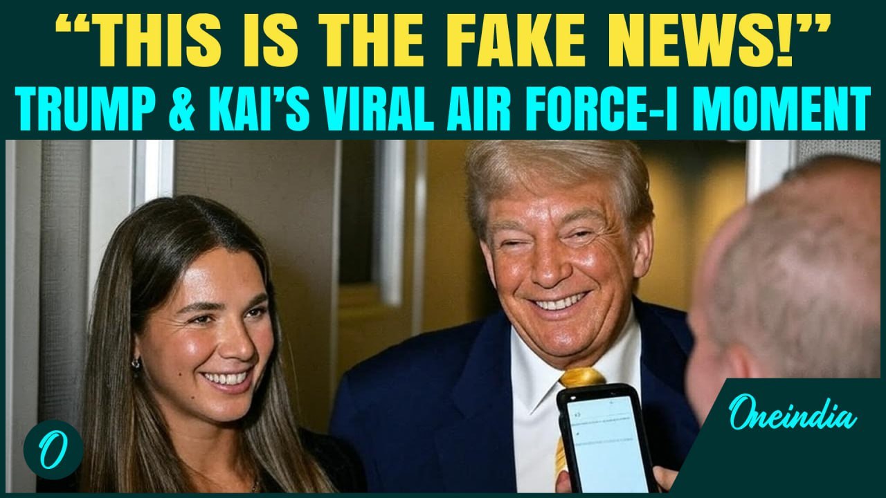 WATCH: Trump Introduces Grand-daughter Kai To FAKE NEWS, Spark Buzz With Air Force One Golf Banter