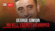 “Next”, George Simion: “Non vogliamo un esercito europeo”
