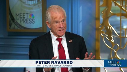 Trump's trade adviser Navarro projects confidence and calm after tariff moves rattled markets