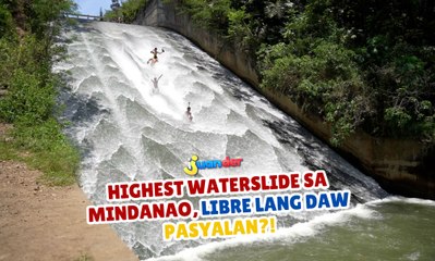 Highest waterslide sa Mindanao, libre lang daw pasyalan?! | I Juander