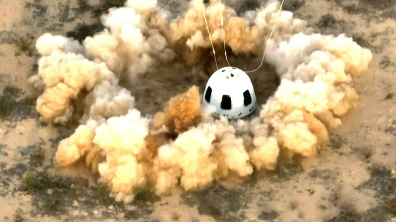 Blue Origin: Katy Perry mit reinem Frauenteam ins All geflogen